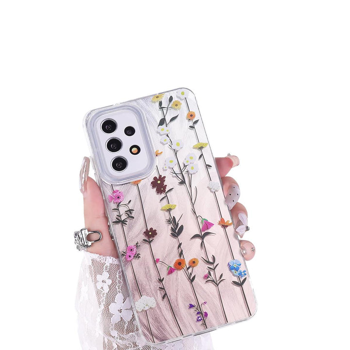 FeatherYarn Floral S24 Case for Samsung Galaxy - DOKUTRONIX