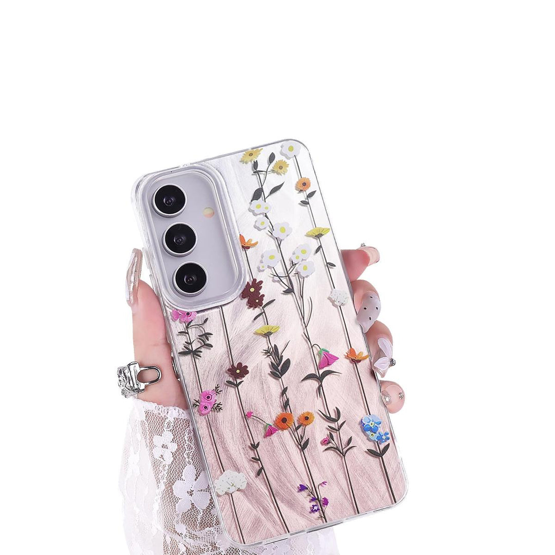 FeatherYarn Floral S24 Case for Samsung Galaxy - DOKUTRONIX