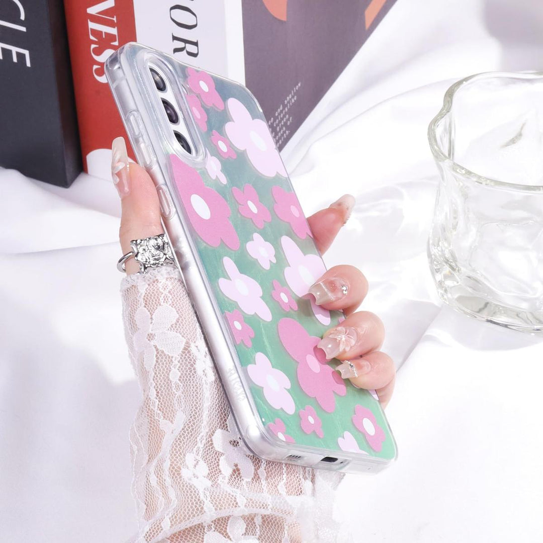 FeatherYarn Floral S24 Case for Samsung Galaxy - DOKUTRONIX