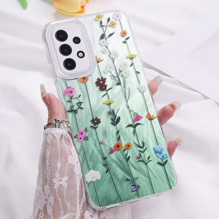 FeatherYarn Floral S24 Case for Samsung Galaxy - DOKUTRONIX