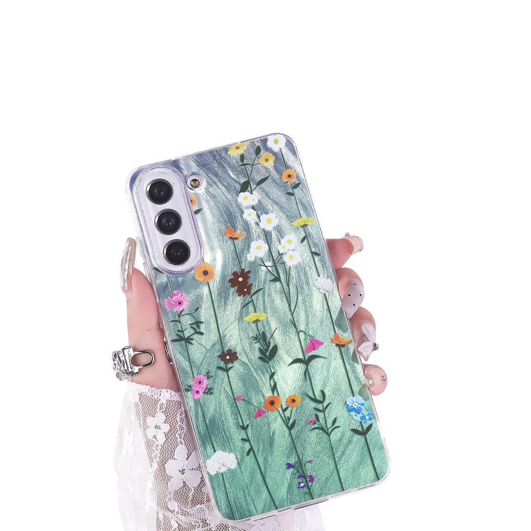 FeatherYarn Floral S24 Case for Samsung Galaxy - DOKUTRONIX