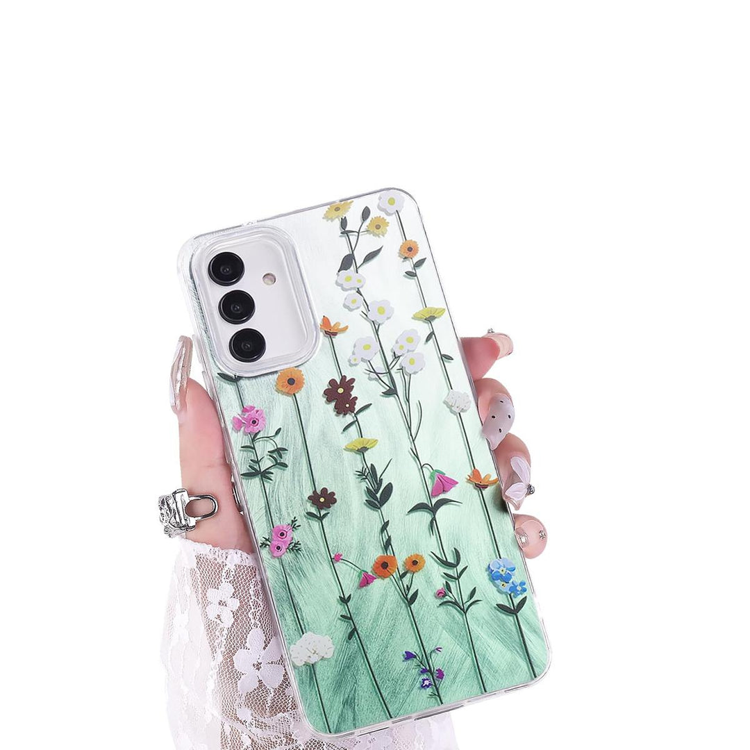 FeatherYarn Floral S24 Case for Samsung Galaxy - DOKUTRONIX