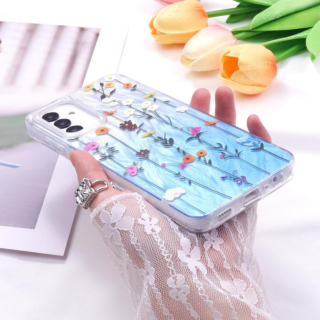 FeatherYarn Floral S24 Case for Samsung Galaxy - DOKUTRONIX