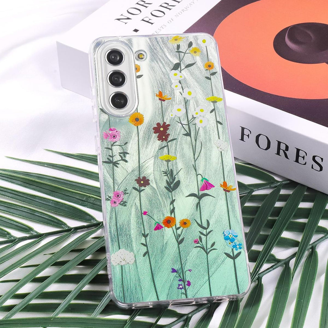 FeatherYarn Floral S24 Case for Samsung Galaxy - DOKUTRONIX