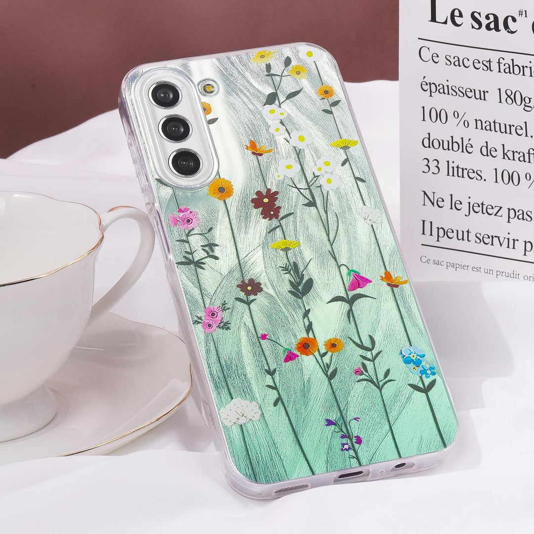 FeatherYarn Floral S24 Case for Samsung Galaxy - DOKUTRONIX