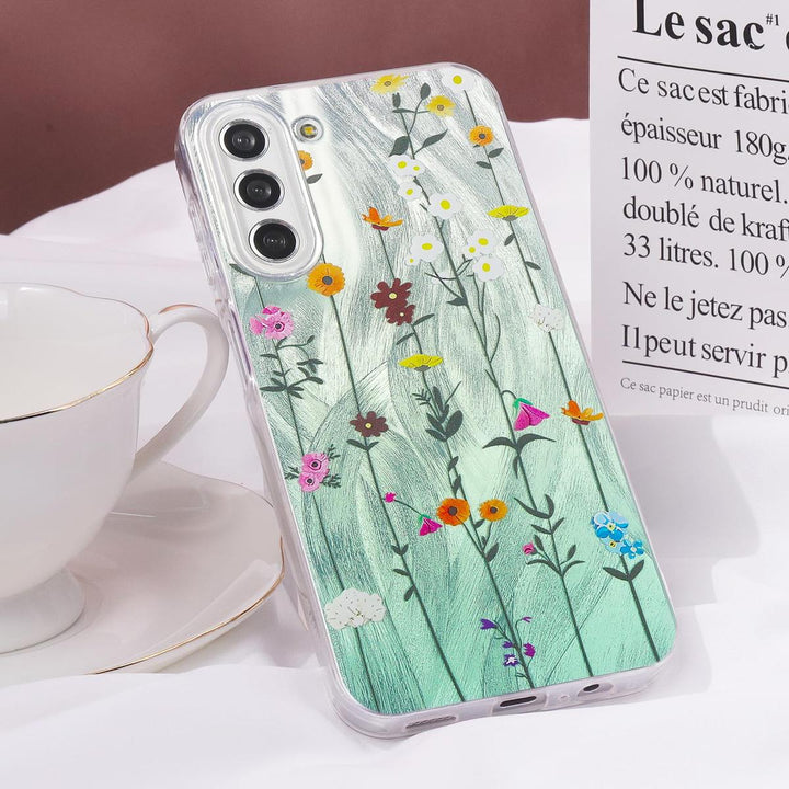FeatherYarn Floral S24 Case for Samsung Galaxy - DOKUTRONIX