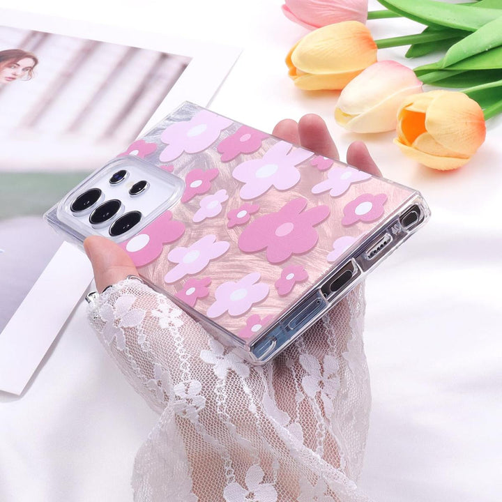 FeatherYarn Floral S24 Case for Samsung Galaxy - DOKUTRONIX