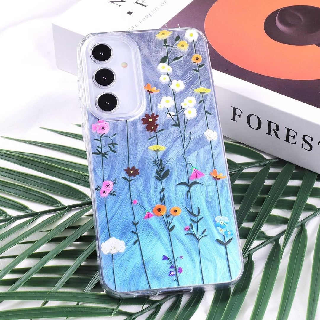 FeatherYarn Floral S24 Case for Samsung Galaxy - DOKUTRONIX