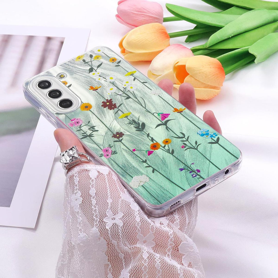 FeatherYarn Floral S24 Case for Samsung Galaxy - DOKUTRONIX
