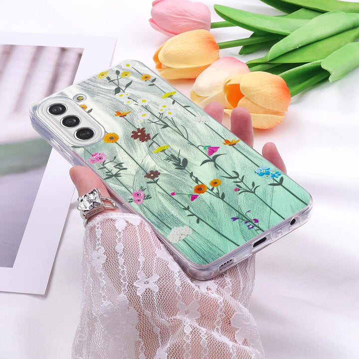 FeatherYarn Floral S24 Case for Samsung Galaxy - DOKUTRONIX