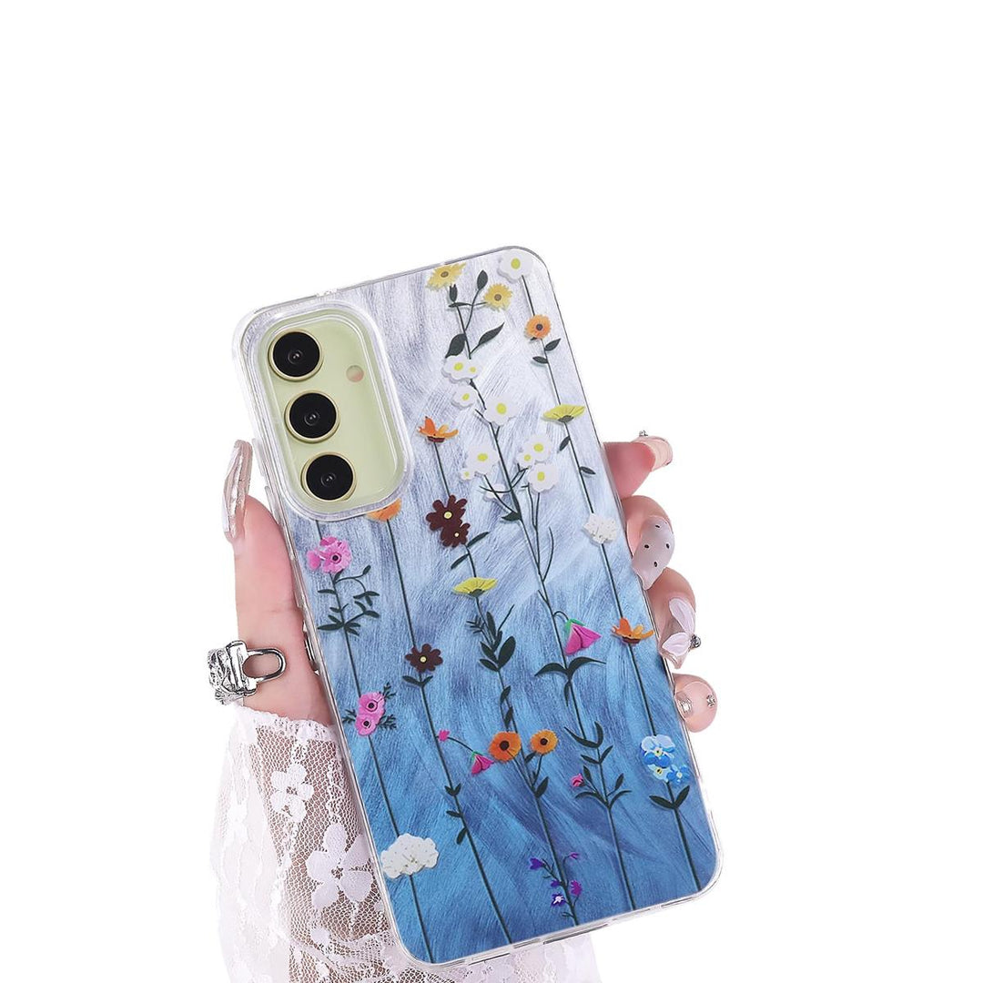 FeatherYarn Floral S24 Case for Samsung Galaxy - DOKUTRONIX