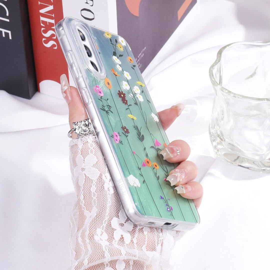 FeatherYarn Floral S24 Case for Samsung Galaxy - DOKUTRONIX