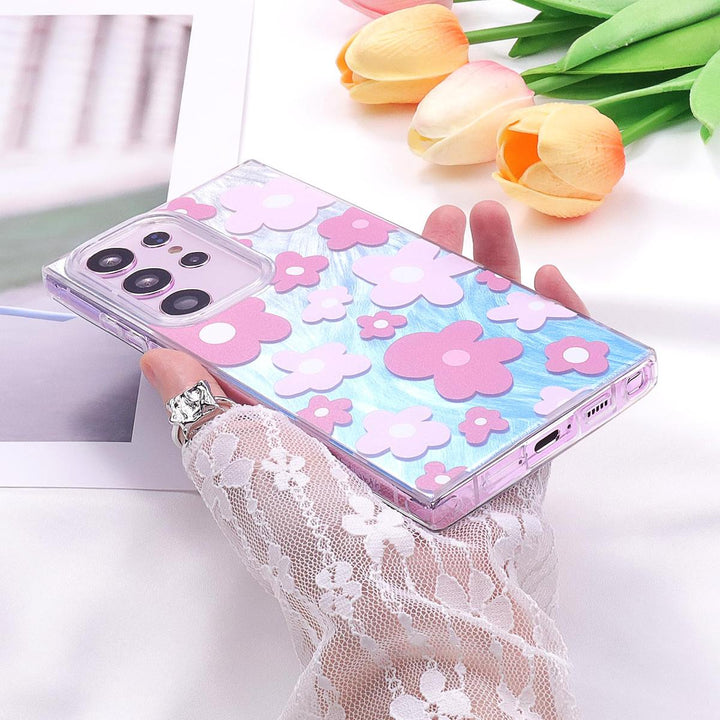 FeatherYarn Floral S24 Case for Samsung Galaxy - DOKUTRONIX