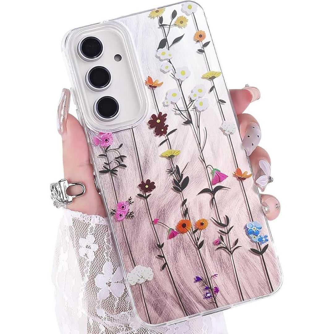 FeatherYarn Floral S24 Case for Samsung Galaxy - DOKUTRONIX