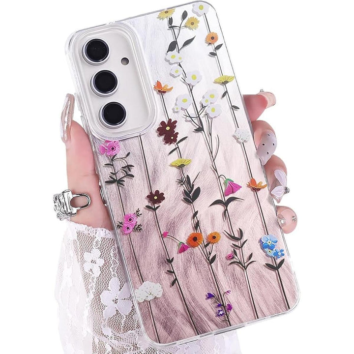 FeatherYarn Floral S24 Case for Samsung Galaxy - DOKUTRONIX