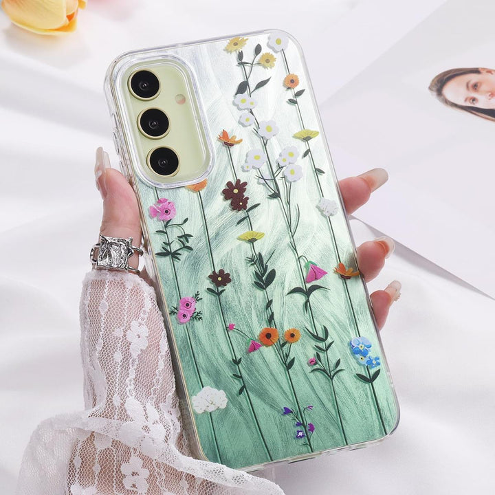 FeatherYarn Floral S24 Case for Samsung Galaxy - DOKUTRONIX
