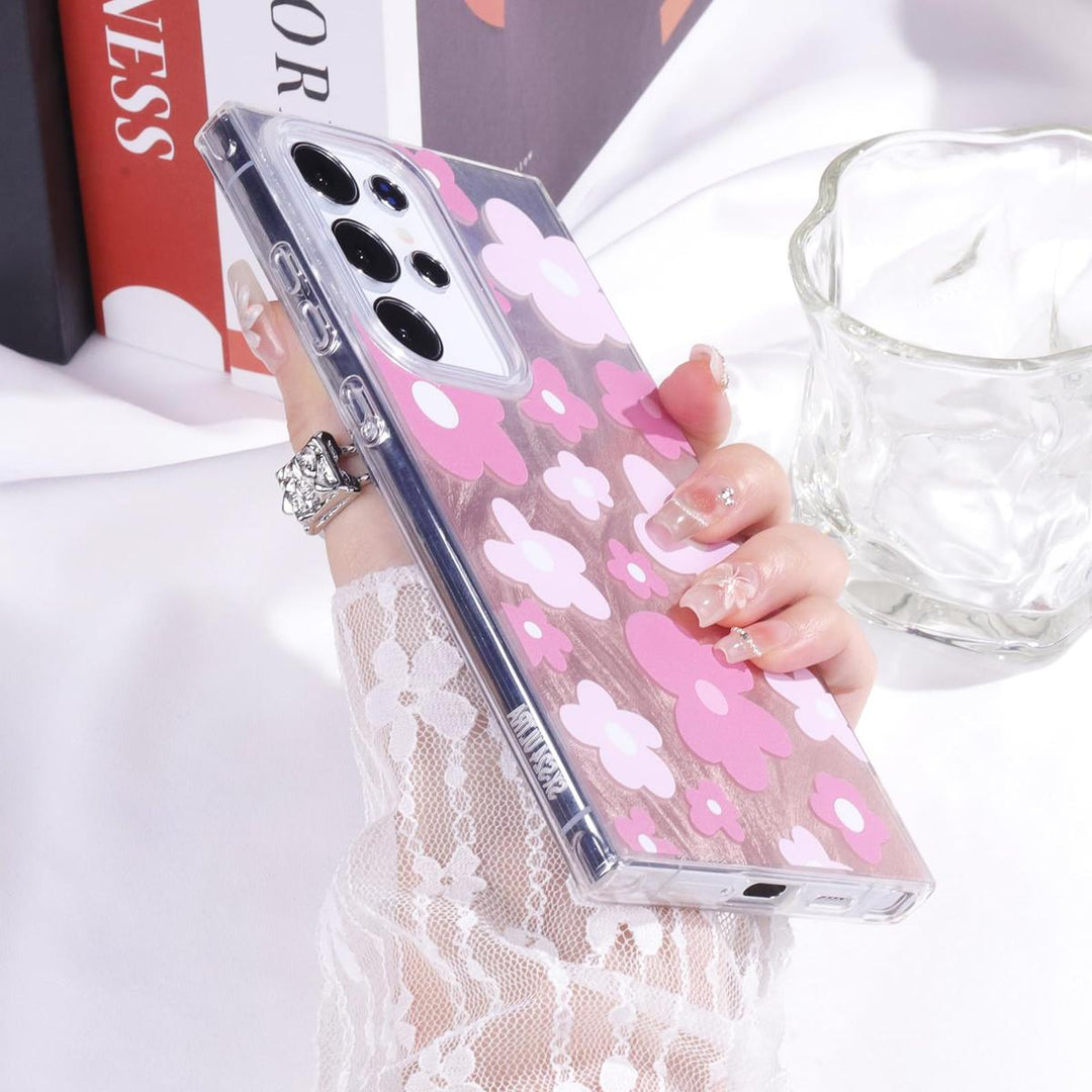 FeatherYarn Floral S24 Case for Samsung Galaxy - DOKUTRONIX