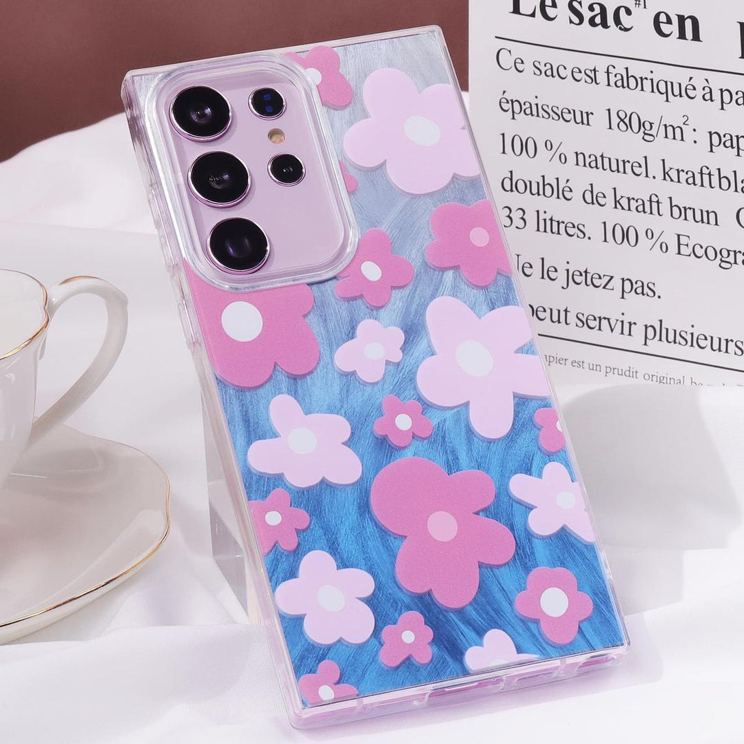 FeatherYarn Floral S24 Case for Samsung Galaxy - DOKUTRONIX