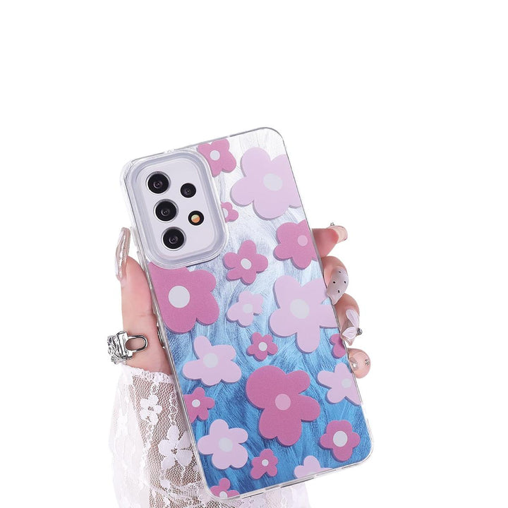 FeatherYarn Floral S24 Case for Samsung Galaxy - DOKUTRONIX