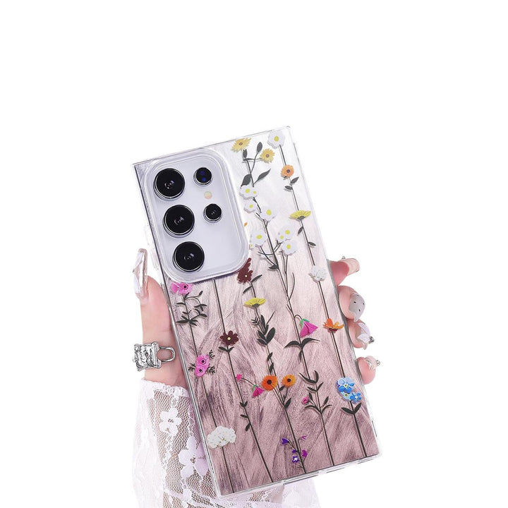 FeatherYarn Floral S24 Case for Samsung Galaxy - DOKUTRONIX