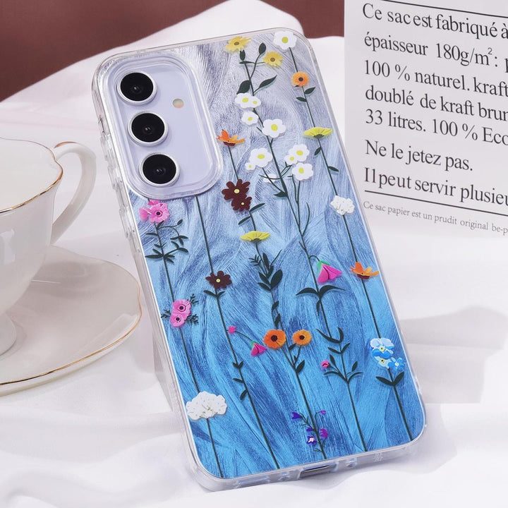 FeatherYarn Floral S24 Case for Samsung Galaxy - DOKUTRONIX