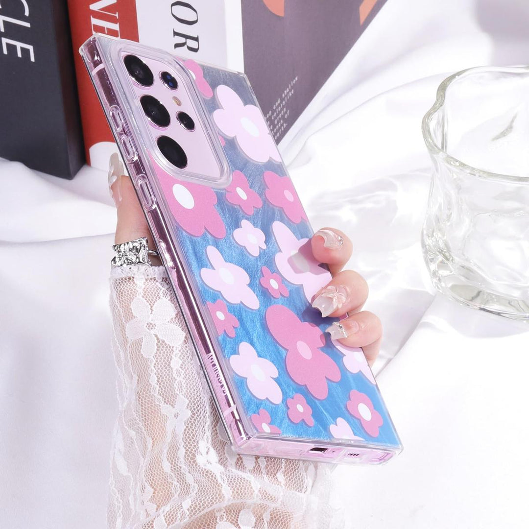 FeatherYarn Floral S24 Case for Samsung Galaxy - DOKUTRONIX