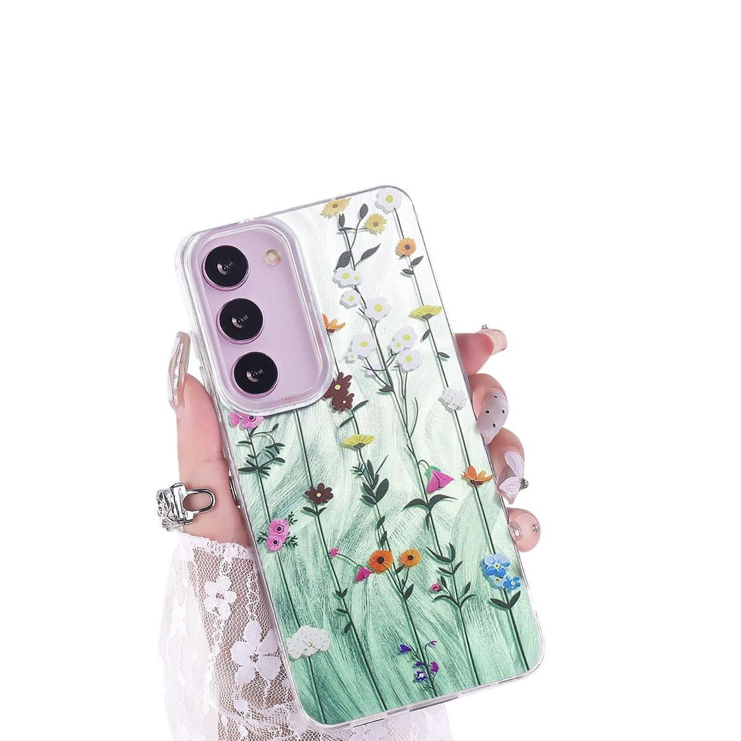FeatherYarn Floral S24 Case for Samsung Galaxy - DOKUTRONIX