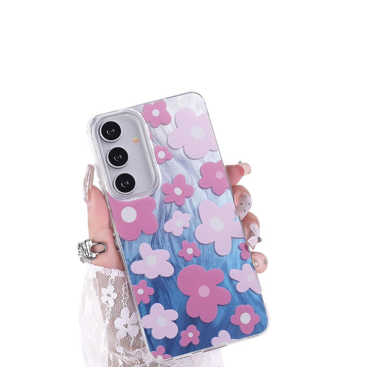 FeatherYarn Floral S24 Case for Samsung Galaxy - DOKUTRONIX