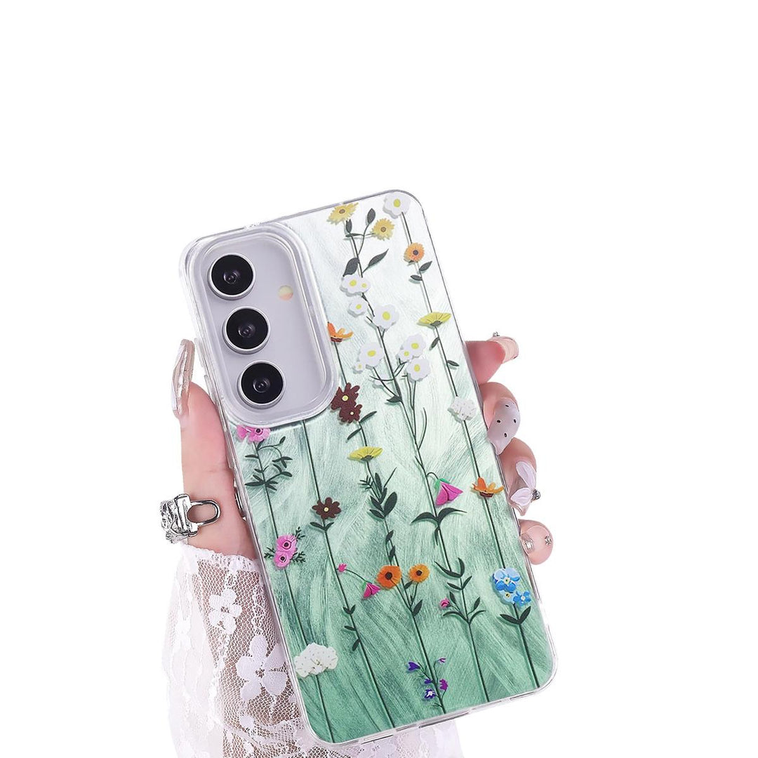 FeatherYarn Floral S24 Case for Samsung Galaxy - DOKUTRONIX