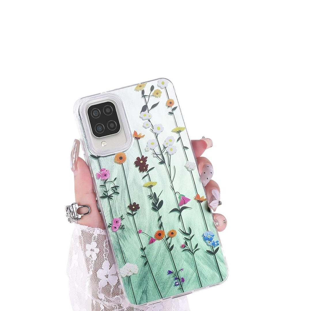 FeatherYarn Floral S24 Case for Samsung Galaxy - DOKUTRONIX