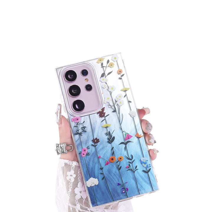 FeatherYarn Floral S24 Case for Samsung Galaxy - DOKUTRONIX