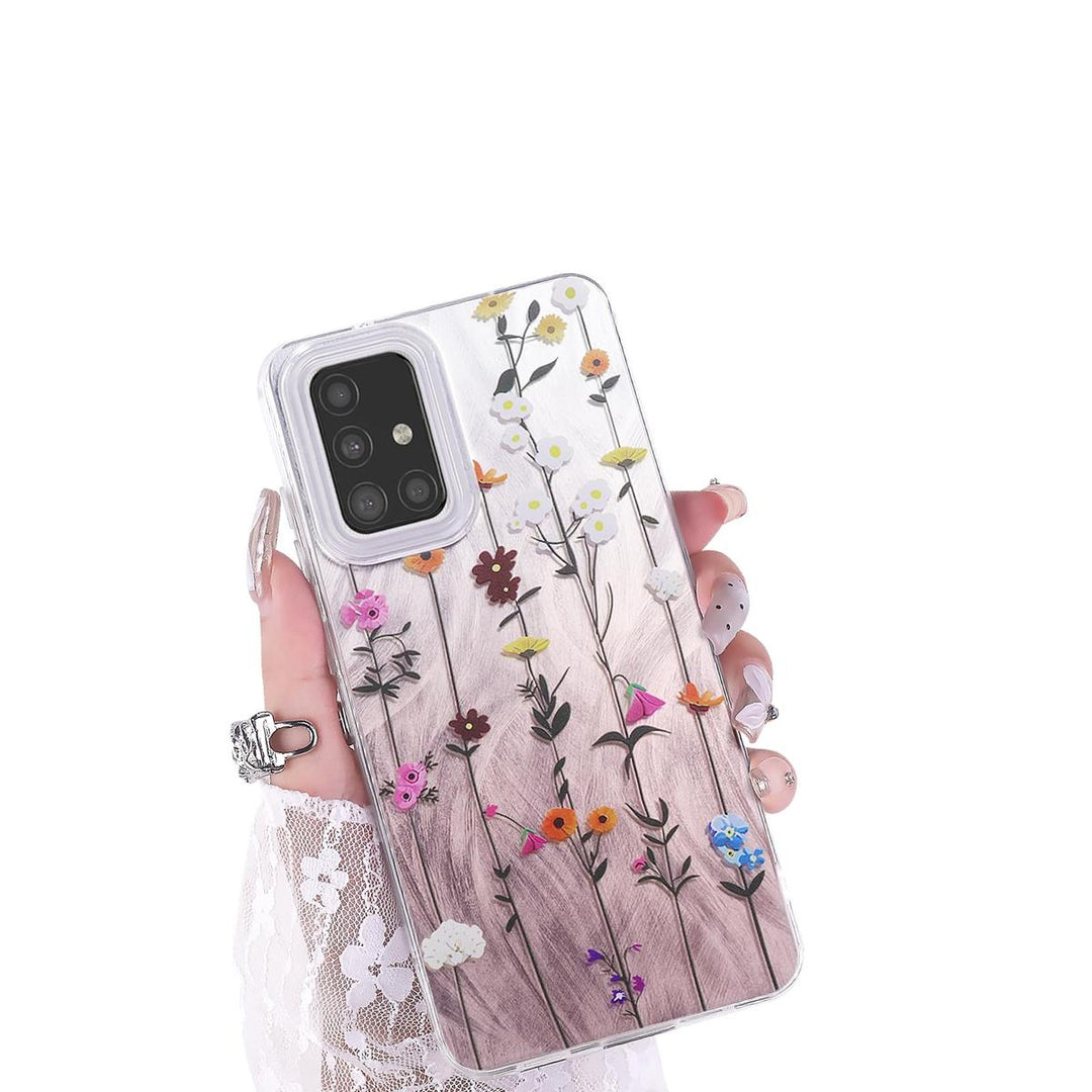 FeatherYarn Floral S24 Case for Samsung Galaxy - DOKUTRONIX