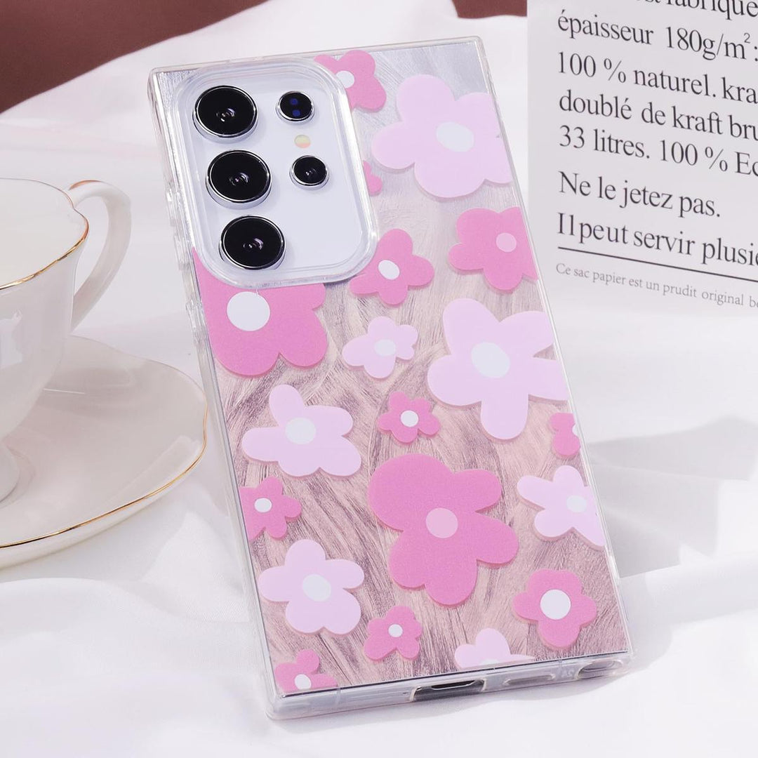 FeatherYarn Floral S24 Case for Samsung Galaxy - DOKUTRONIX