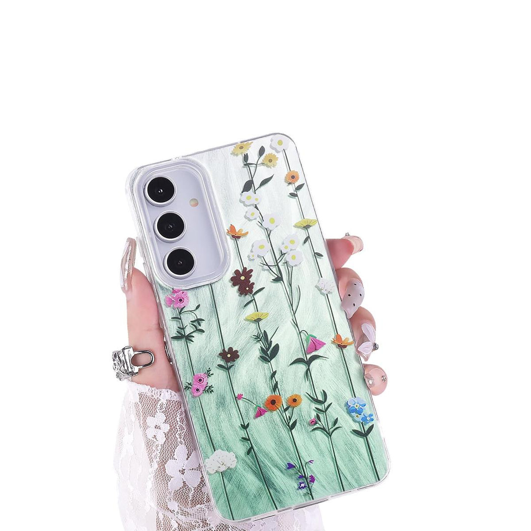 FeatherYarn Floral S24 Case for Samsung Galaxy - DOKUTRONIX