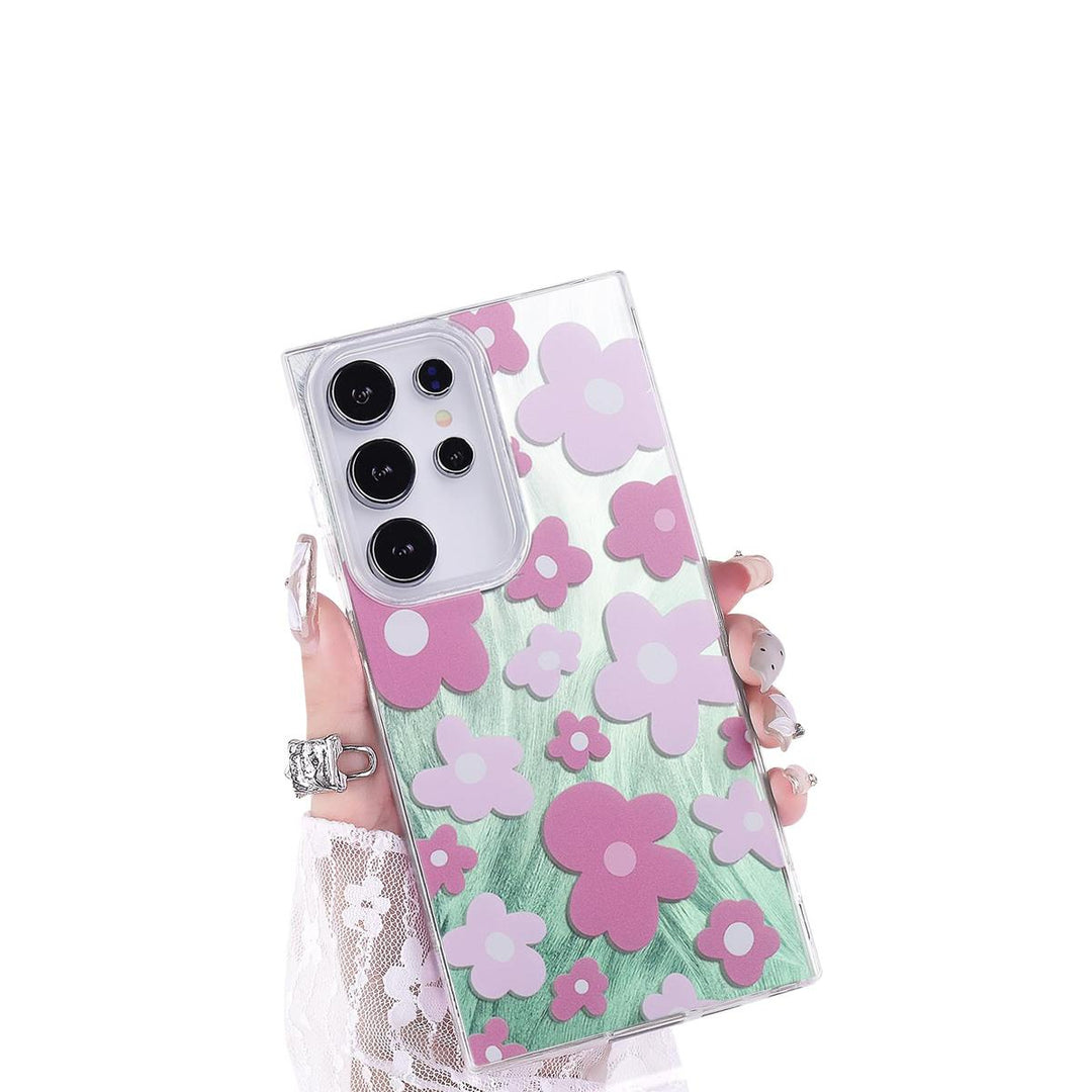 FeatherYarn Floral S24 Case for Samsung Galaxy - DOKUTRONIX