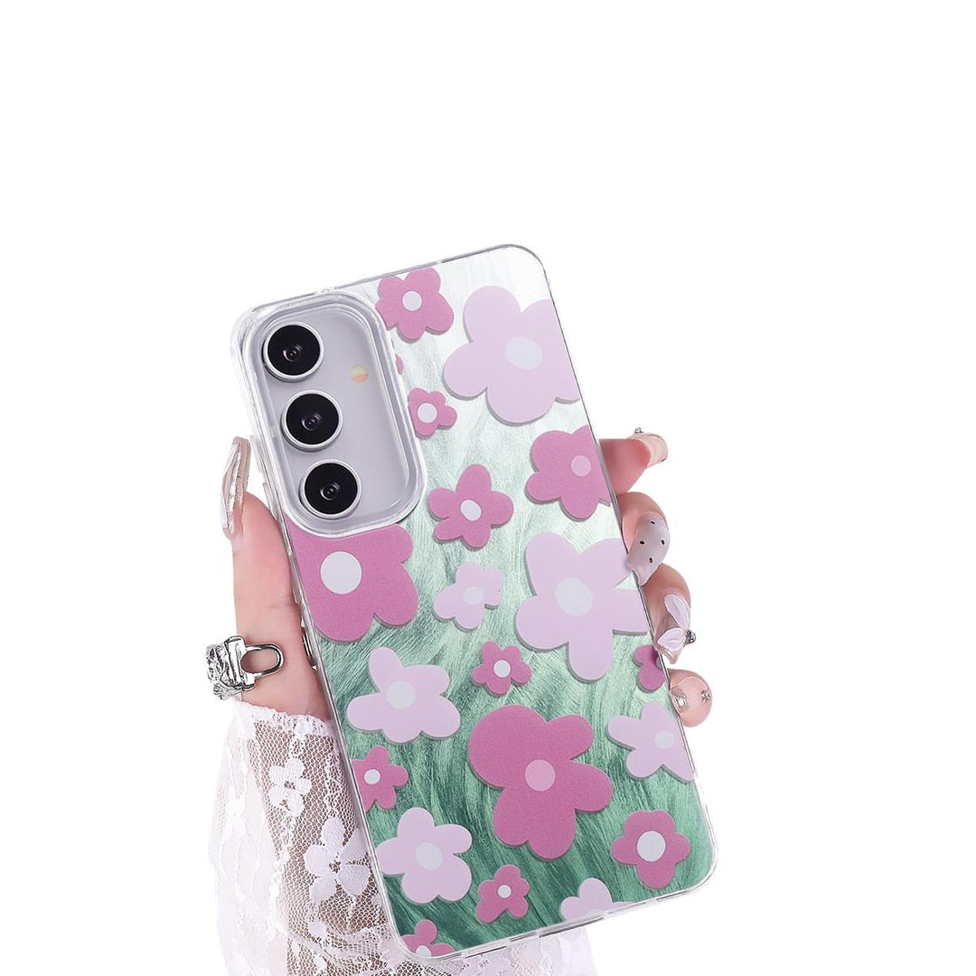 FeatherYarn Floral S24 Case for Samsung Galaxy - DOKUTRONIX