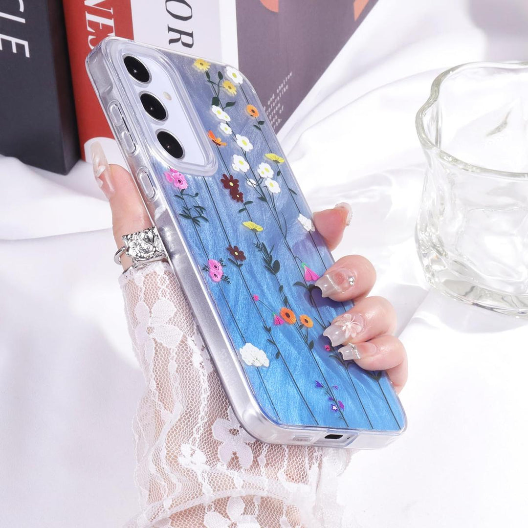 FeatherYarn Floral S24 Case for Samsung Galaxy - DOKUTRONIX