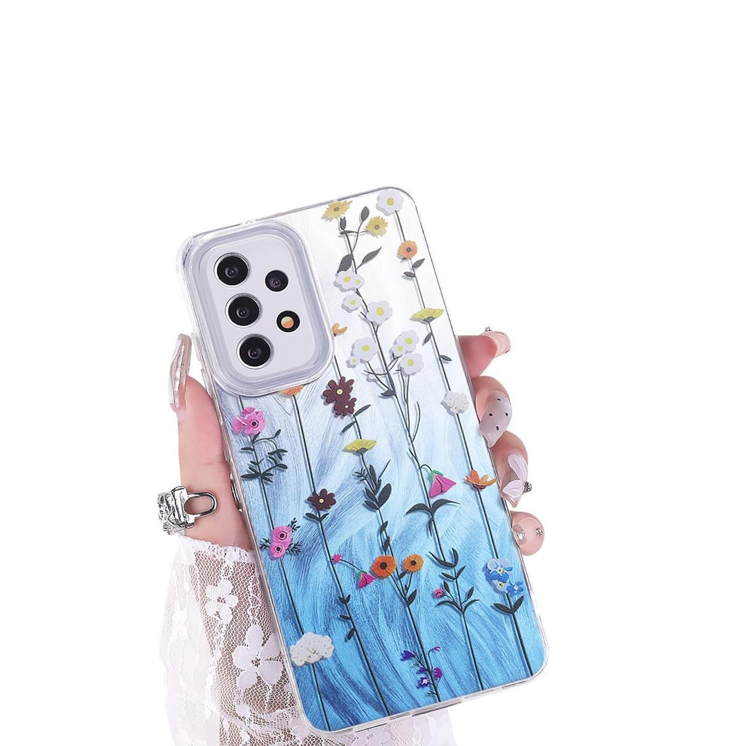 FeatherYarn Floral S24 Case for Samsung Galaxy - DOKUTRONIX