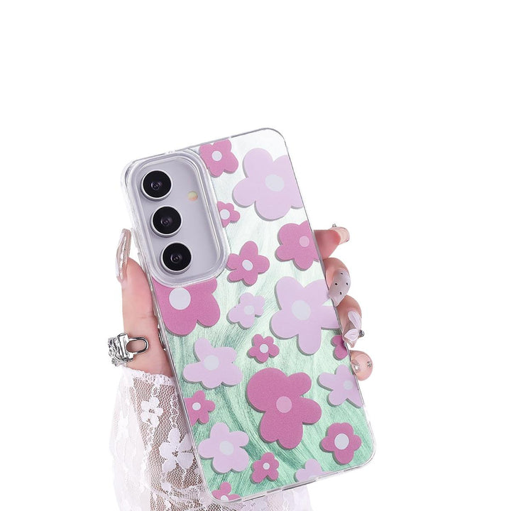 FeatherYarn Floral S24 Case for Samsung Galaxy - DOKUTRONIX