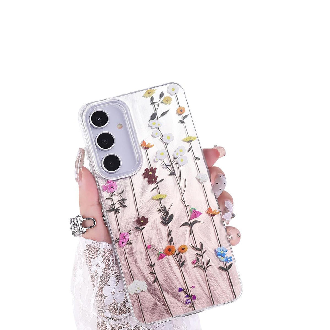 FeatherYarn Floral S24 Case for Samsung Galaxy - DOKUTRONIX
