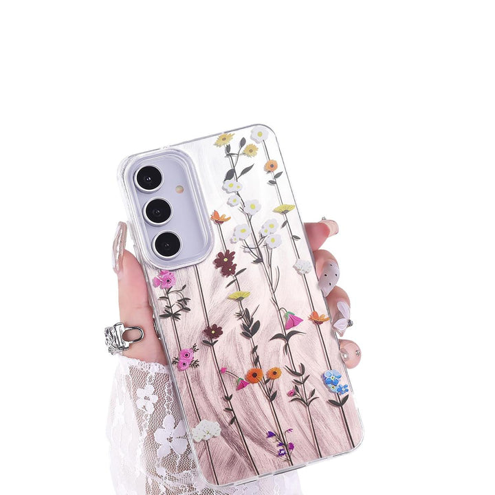 FeatherYarn Floral S24 Case for Samsung Galaxy - DOKUTRONIX