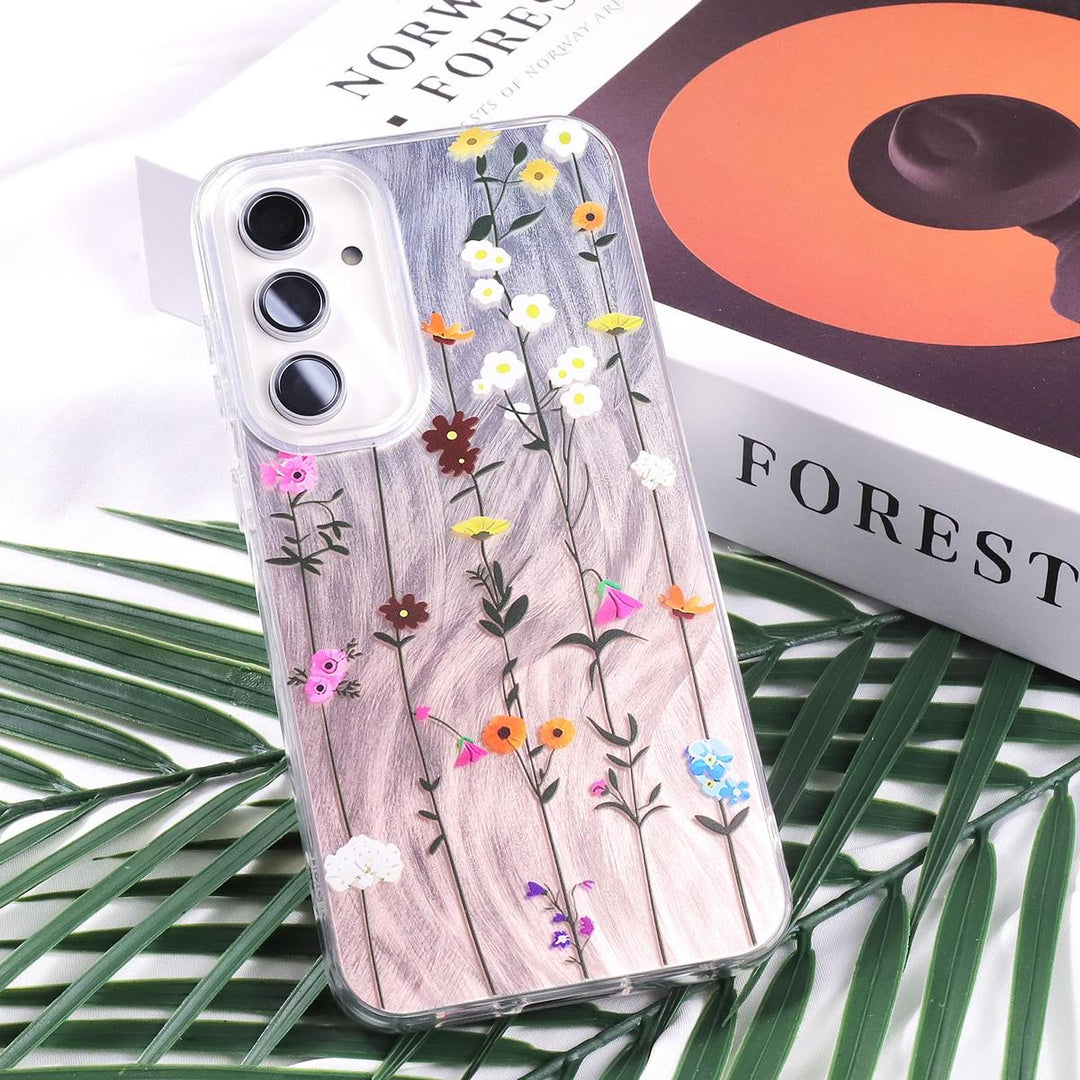 FeatherYarn Floral S24 Case for Samsung Galaxy - DOKUTRONIX