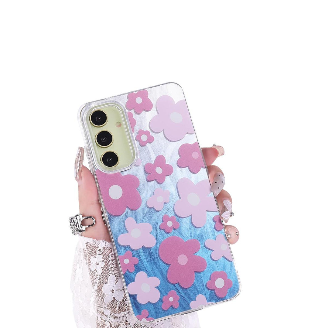 FeatherYarn Floral S24 Case for Samsung Galaxy - DOKUTRONIX