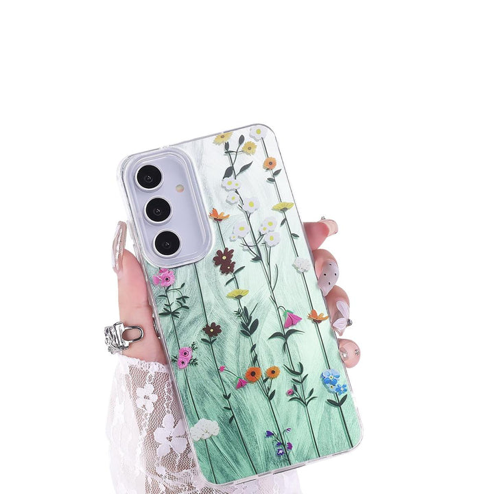 FeatherYarn Floral S24 Case for Samsung Galaxy - DOKUTRONIX