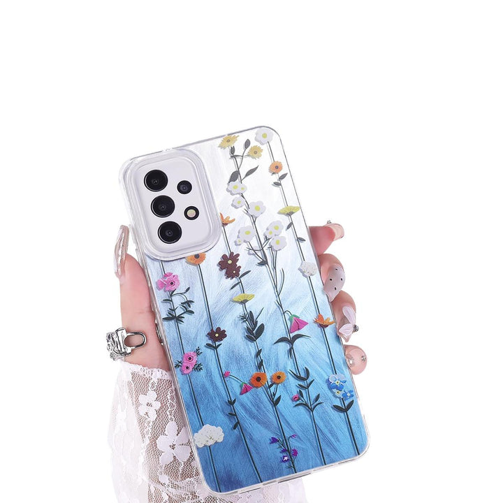 FeatherYarn Floral S24 Case for Samsung Galaxy - DOKUTRONIX
