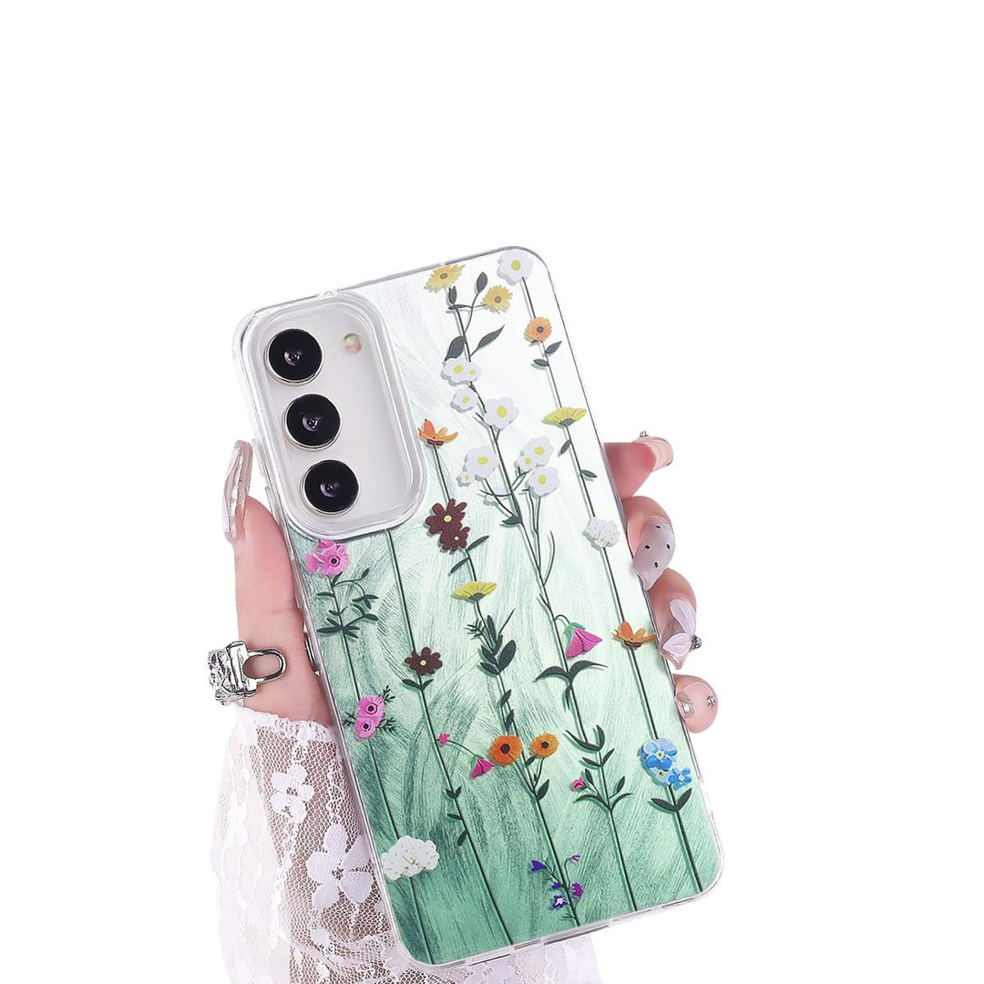 FeatherYarn Floral S24 Case for Samsung Galaxy - DOKUTRONIX