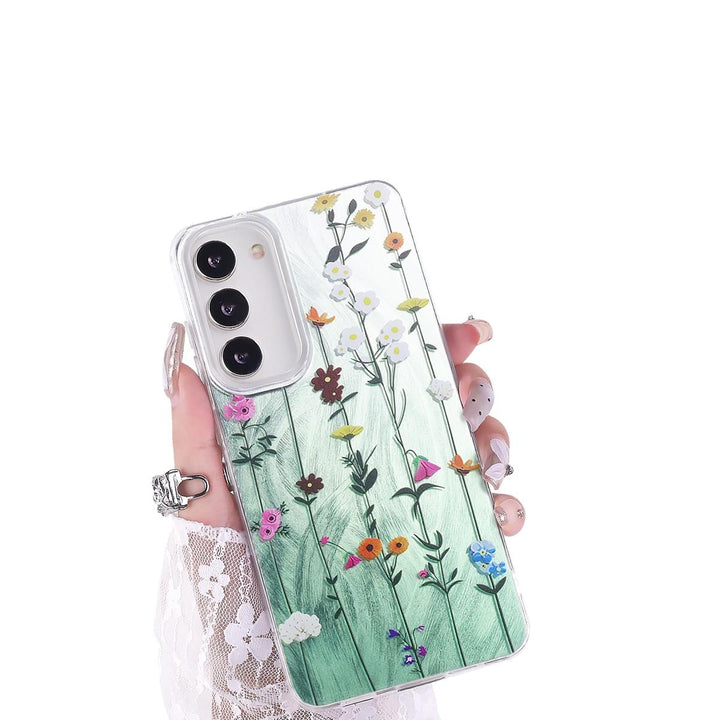 FeatherYarn Floral S24 Case for Samsung Galaxy - DOKUTRONIX