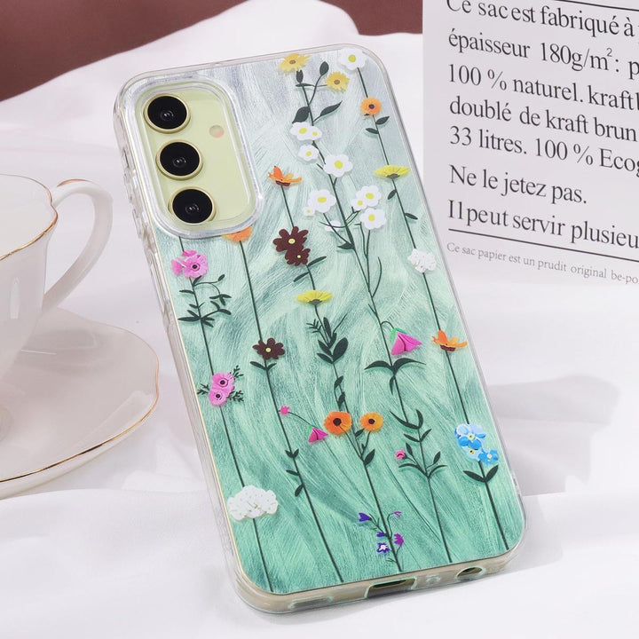 FeatherYarn Floral S24 Case for Samsung Galaxy - DOKUTRONIX