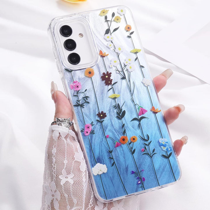 FeatherYarn Floral S24 Case for Samsung Galaxy - DOKUTRONIX