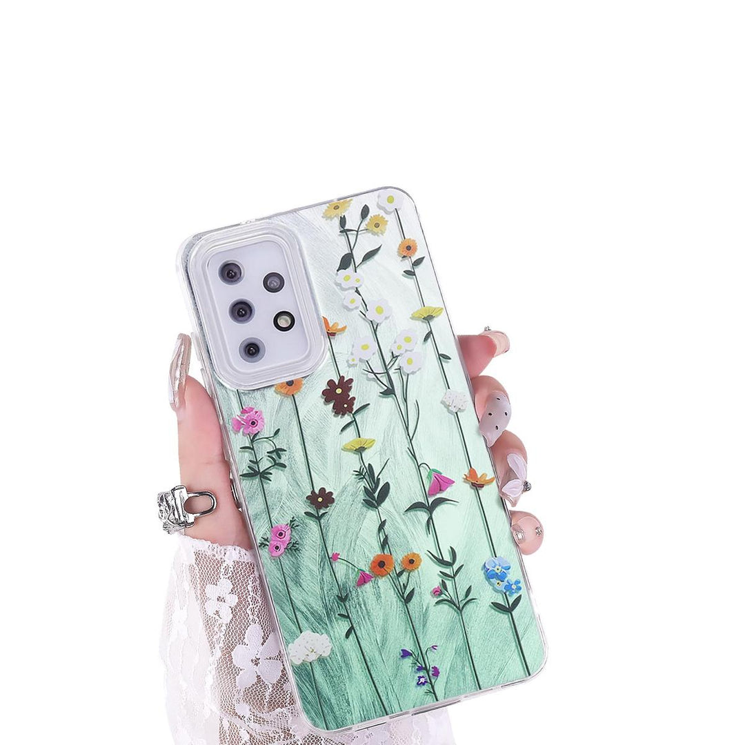 FeatherYarn Floral S24 Case for Samsung Galaxy - DOKUTRONIX
